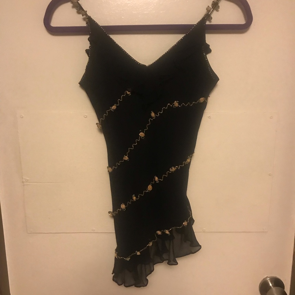 Ice silk spaghetti strap camisole top